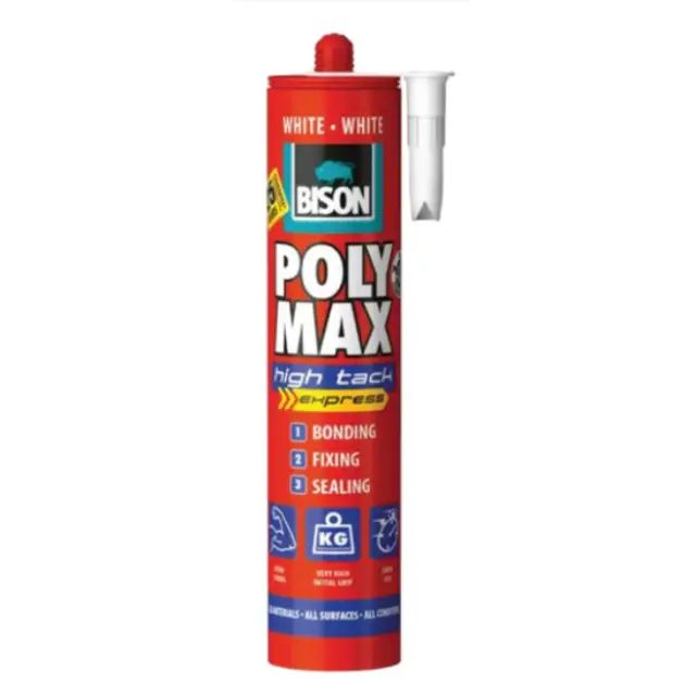 Bison Poly Max High Tack Express Cartridge 440G