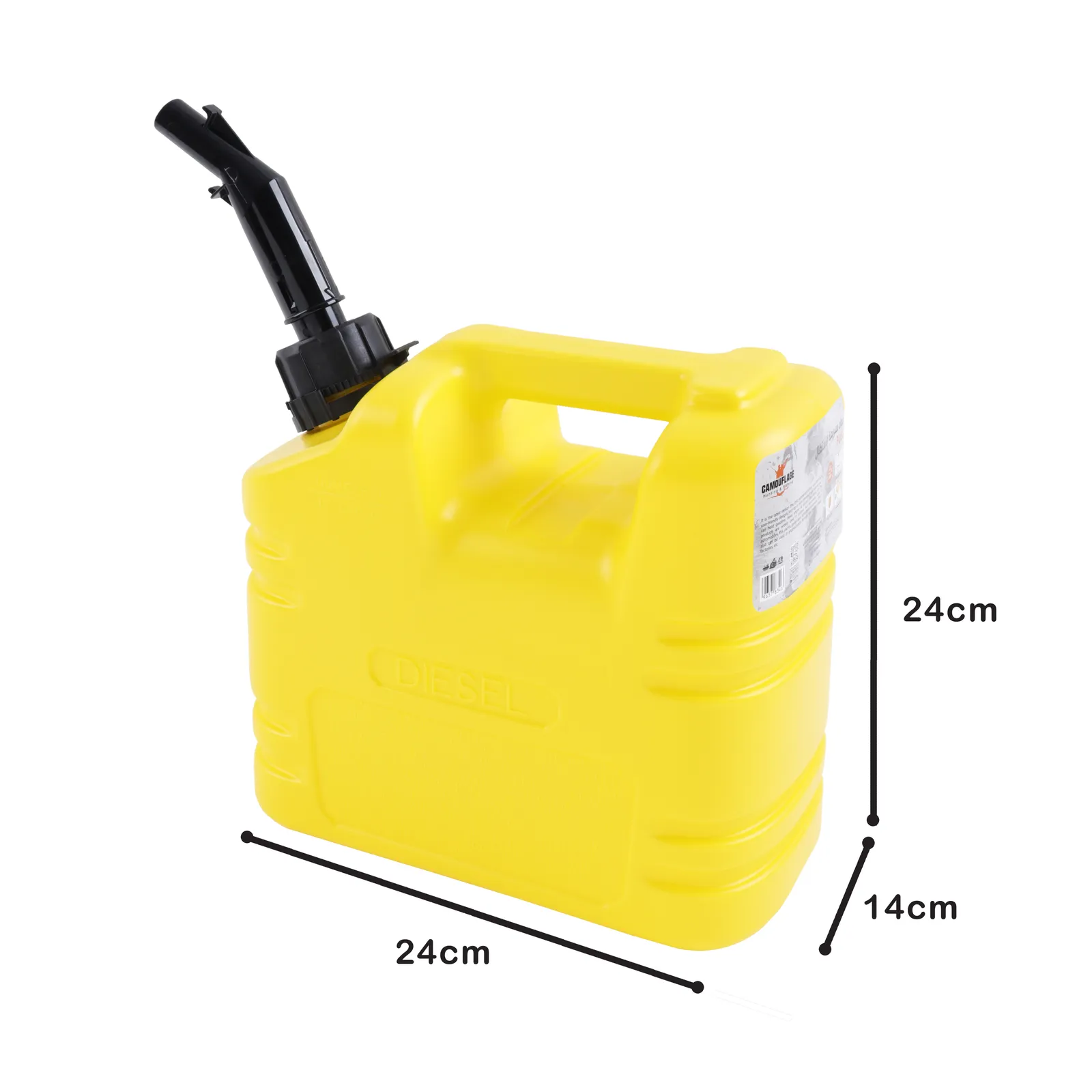 CAMOUFLAGE Fuel Can 5L - Yellow