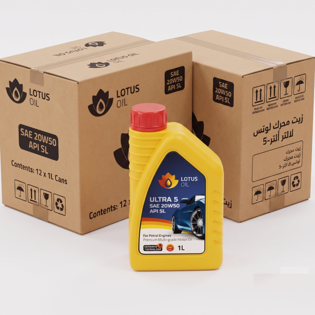 LOTUS Engine Oil 20W-50 1L Carton of 12 Pieces