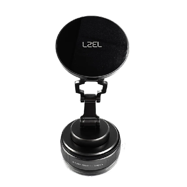 LZEL Mag Vortex Axis Vacuum Suction Phone Holder with Wireless Charging 