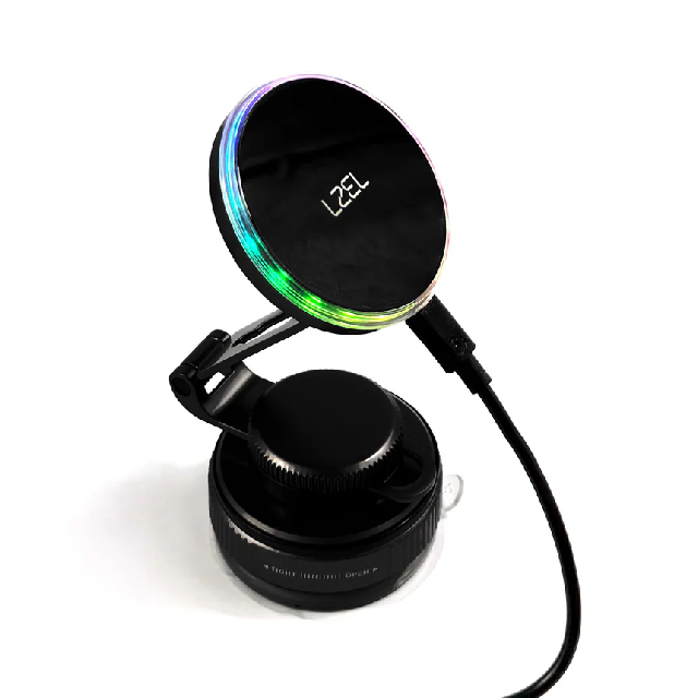 LZEL MagVortex Volt Vacuum Suction Phone Holder with Wireless Charging