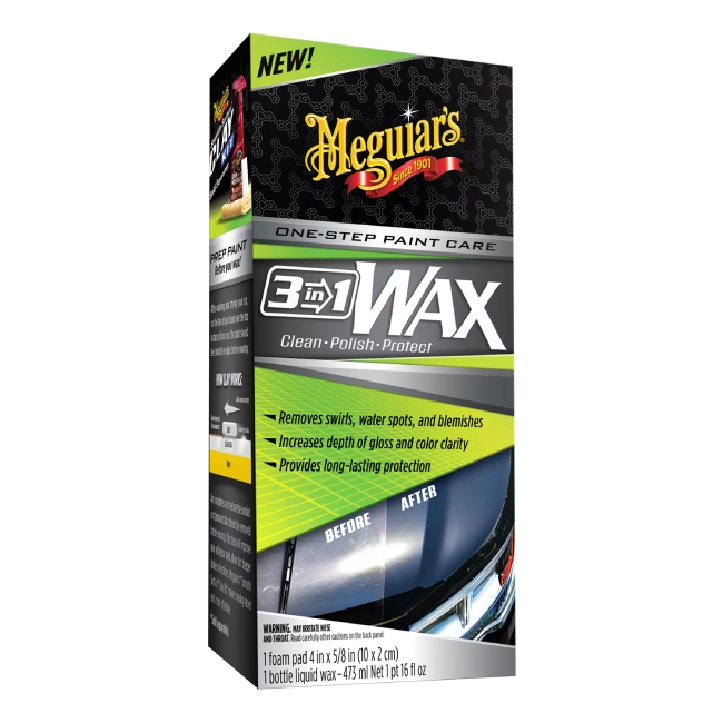 MEGUIAR 3 in 1 Wax 473 mL