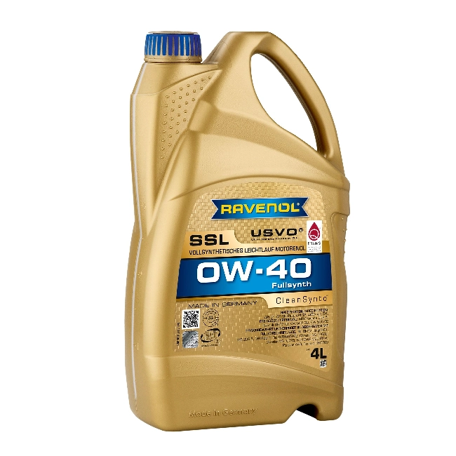 RAVENOL 0W-40 Fully Synthetic Engine Oil 10000 KM 4L