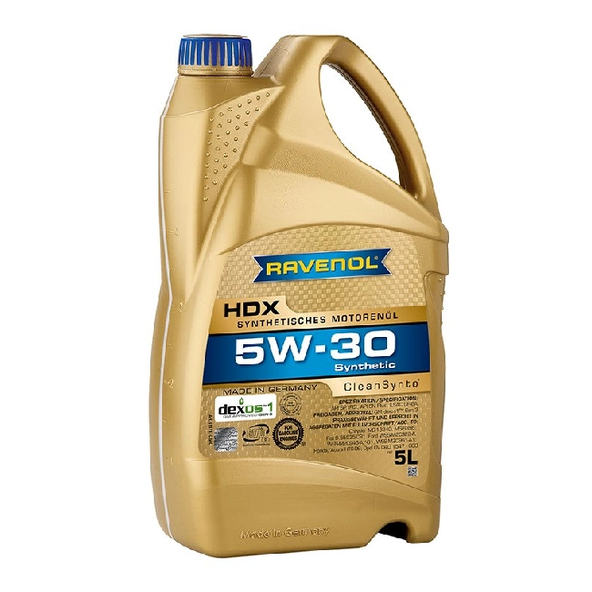 RAVENOL 5W-30 Synthetic Engine Oil Hdx 10000 KM 5L