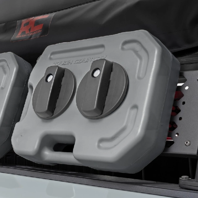 RC Flat Fluid Containers with Lockable Mount 10L Gray