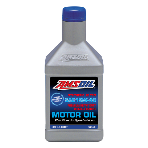 AMSOIL 15W-40 Synthetic Motor Oil Heavy Duty Diesel & Marine Oil 24000 KM