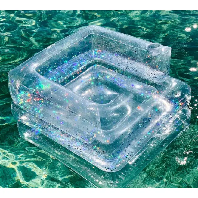 SEAH STORE Inflatable Lilo Chair Glitter