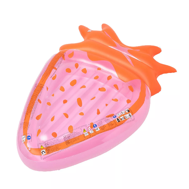 SEAH STORE Luxe Lie-On Float Strawberry Pink Berry