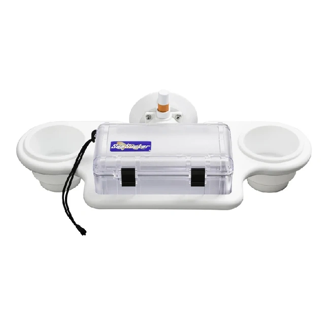 SEASUCKE 2-Cup Holder with Large Dry Box