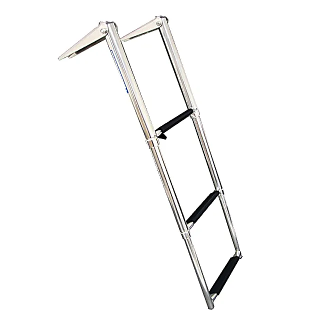 BAB AL BURHAN Stainless Steel Telescopic Ladder 3-Step