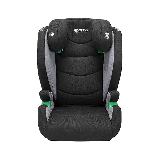 Sparco Booster Seat Size in 100-150 cm Black-Grey