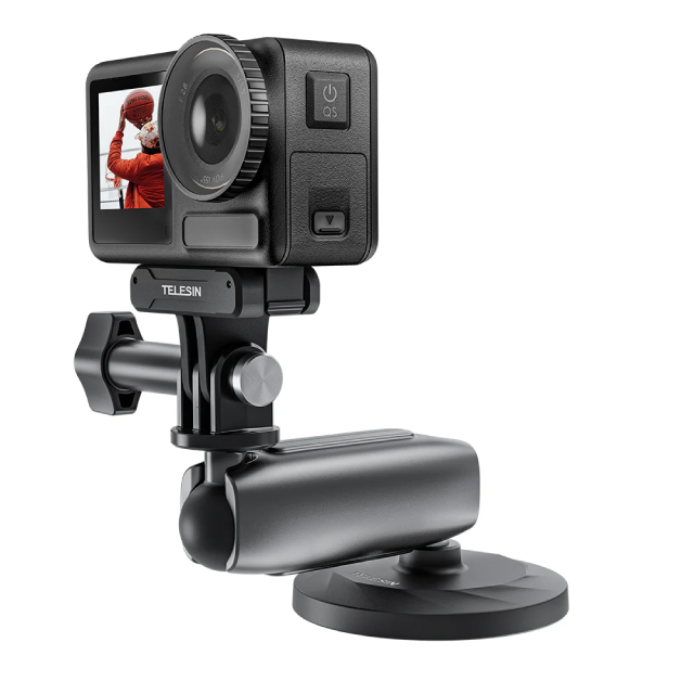 TELESIN Aluminum Alloy Magnetic Base Camera Mount