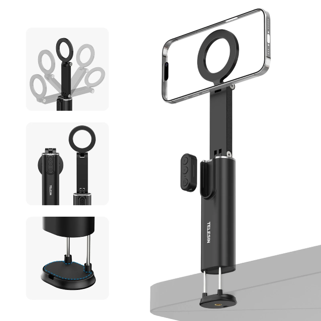 TELESIN Magnetic Travel Phone Holder