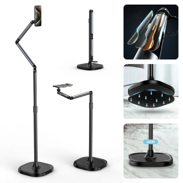 TELESIN Mobile Video-Live Shooting Magnetic Floor Stand
